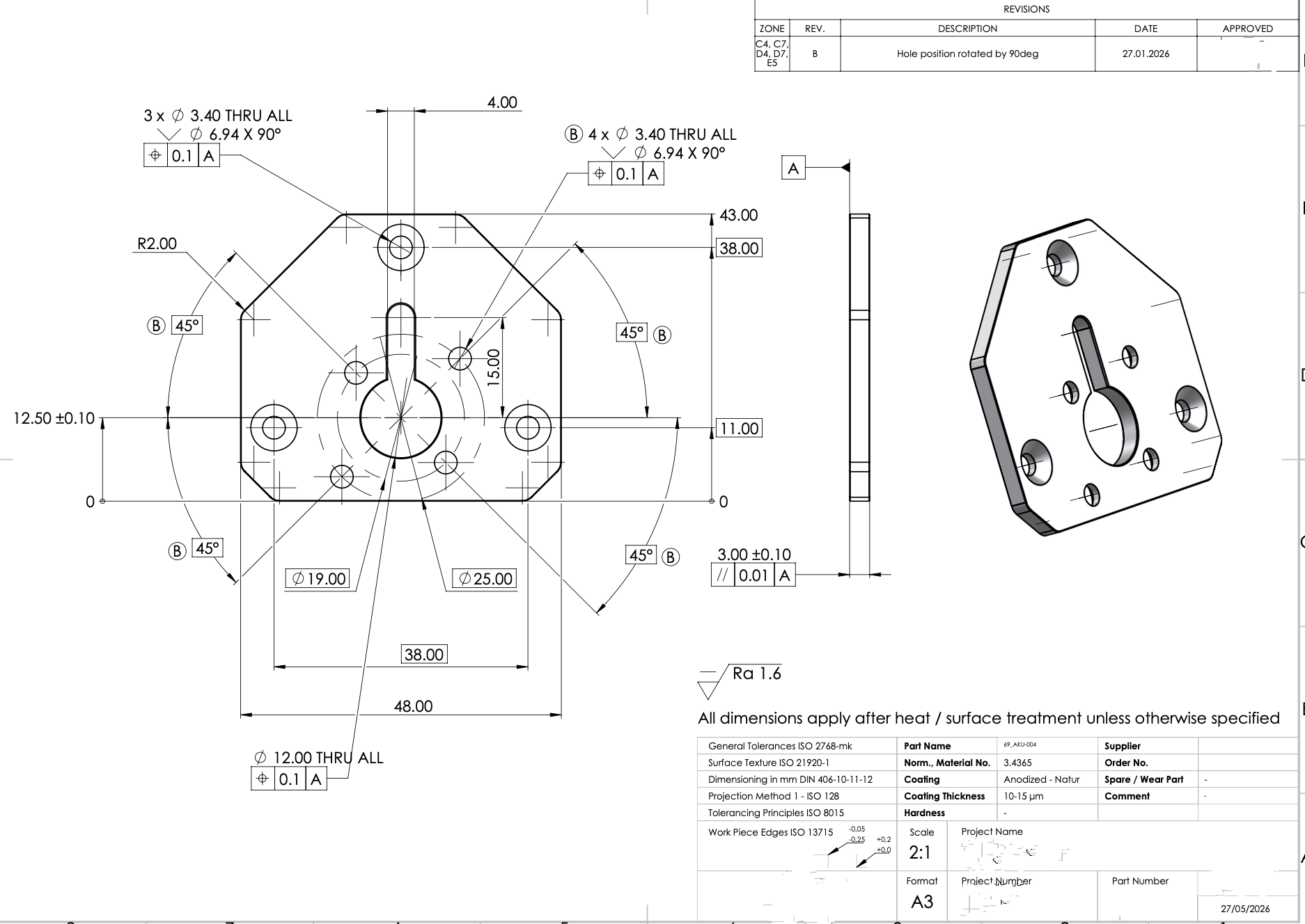 OpusFab CNC Tolerances